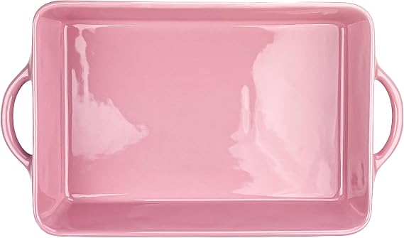 10 Strawberry Street Daisy Rectangular Baker, Pink