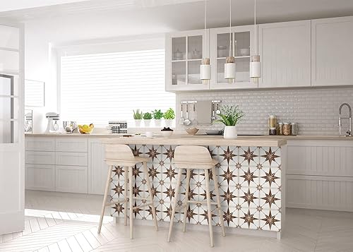 Miniatura 8 de Adhesivos para azulejos Mi Alma, 24 unidades, Talavera, plantillas de pared, calcomanías para despegar y pegar, fácil aplicación, ideal para baño,