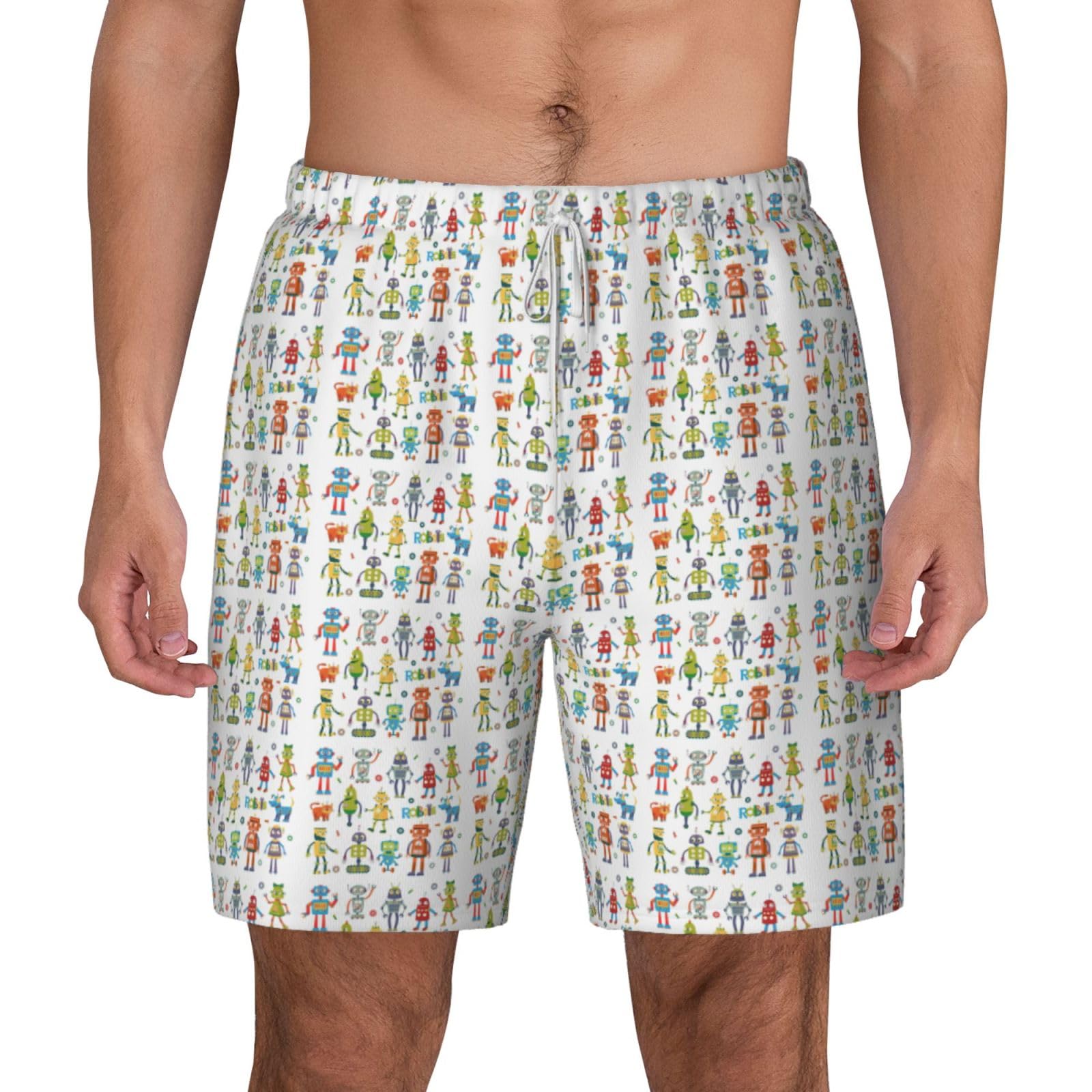 Pantalones cortos de natación transpirables y de secado rápido para hombre 8
