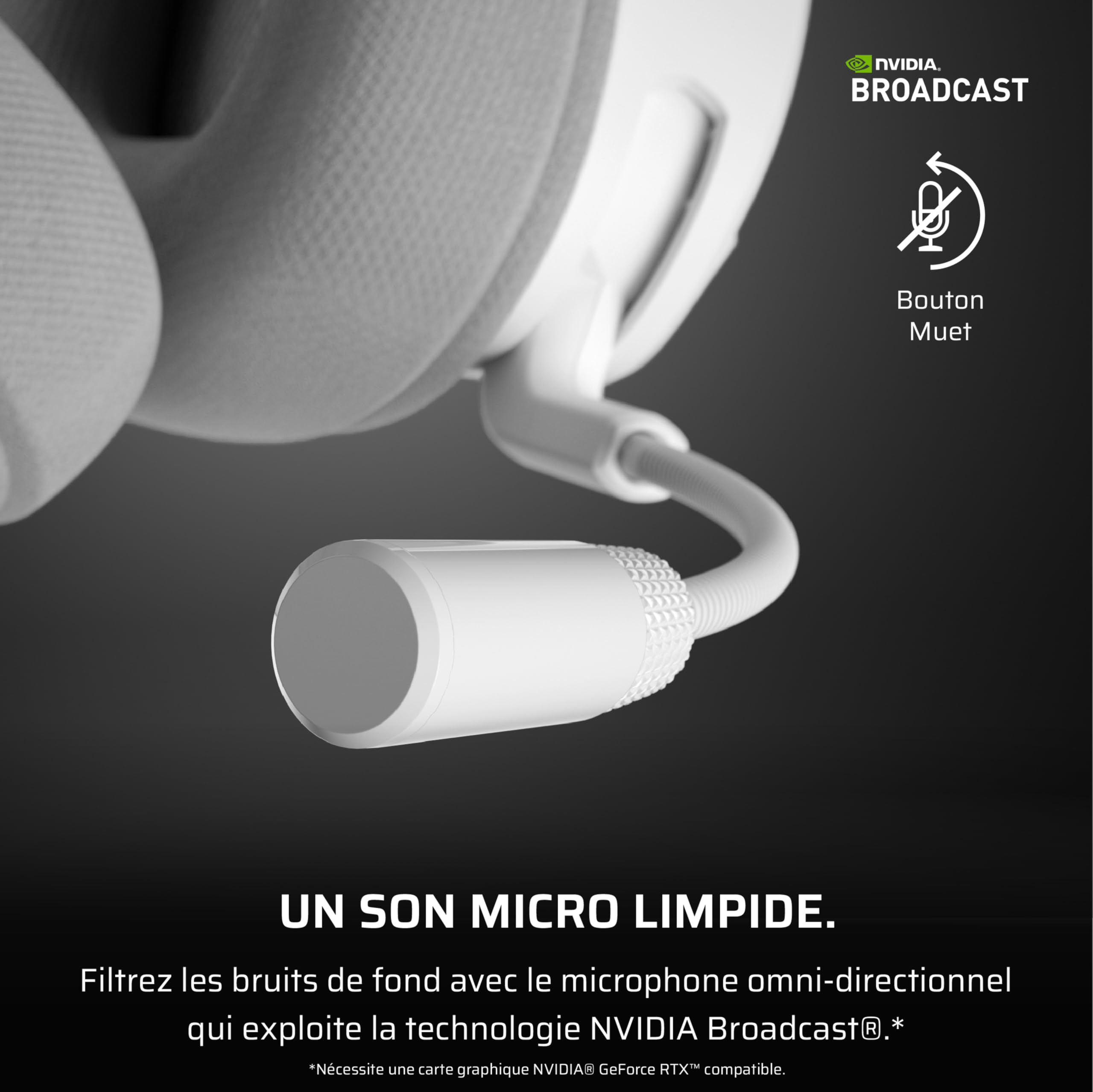 Corsair Void v2 Casque de Jeu sans Fil avec Bluetooth – Blanc