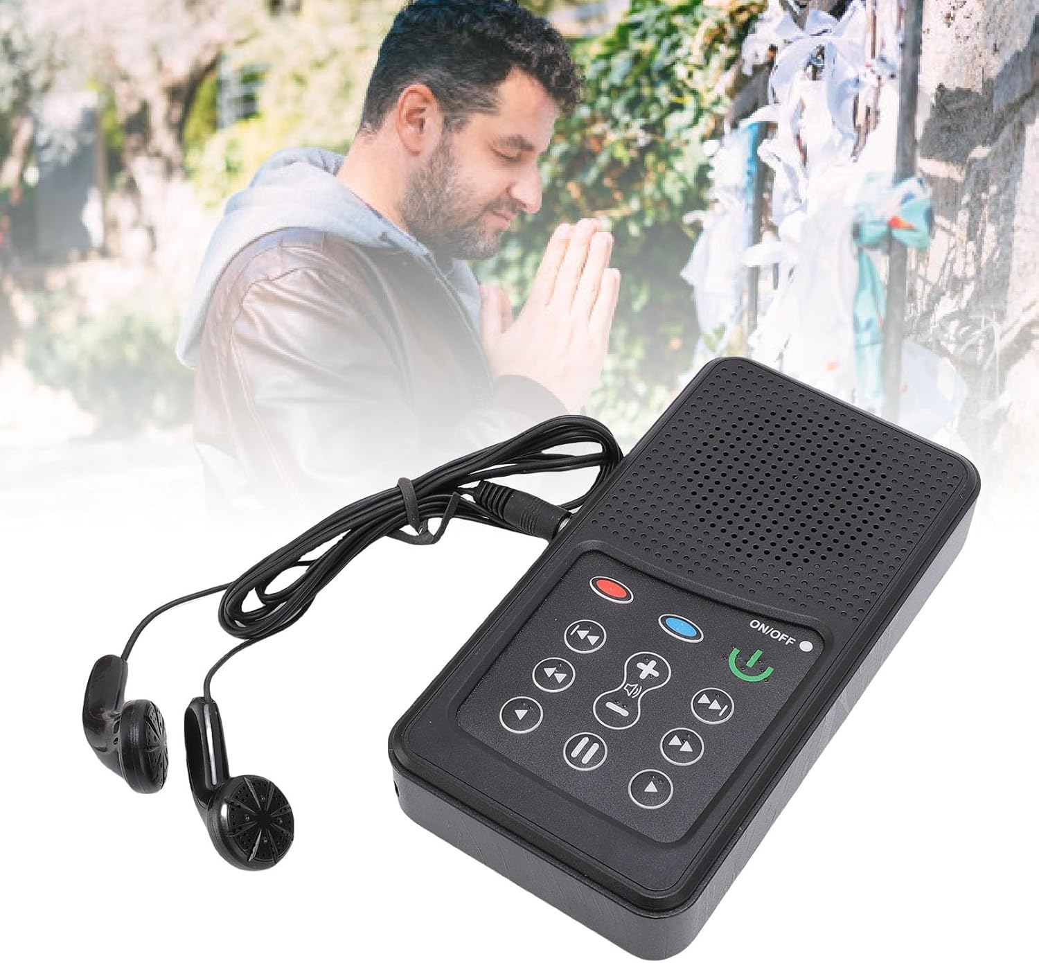 EBTOOLS Electronic Holy Bible Audio Player for Seniors Kids Blinds, Solar Powered & USB Rechargeable, 5 Language Versions, 8G Capacity (Portuguese, Portuguese BR, Portuguese C)