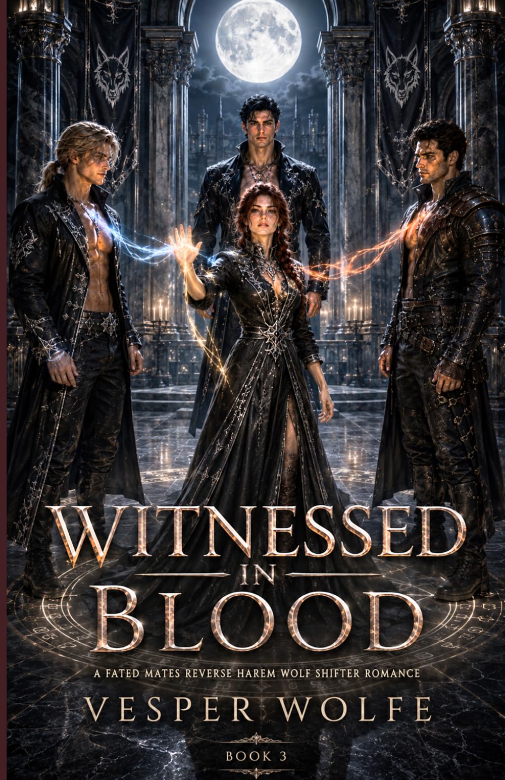 Witnessed in Blood: A Fated Mates Reverse Harem Wolf Shifter Romance (The Bond Weaver)