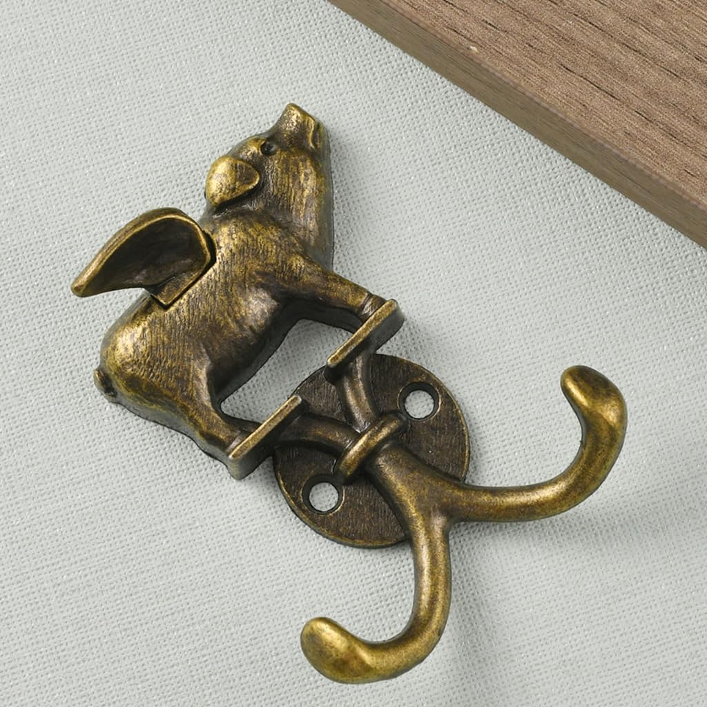 Zinc Alloy Hanger Pig Wall Hook for Dependable Hanging of Keys Jackets image 3