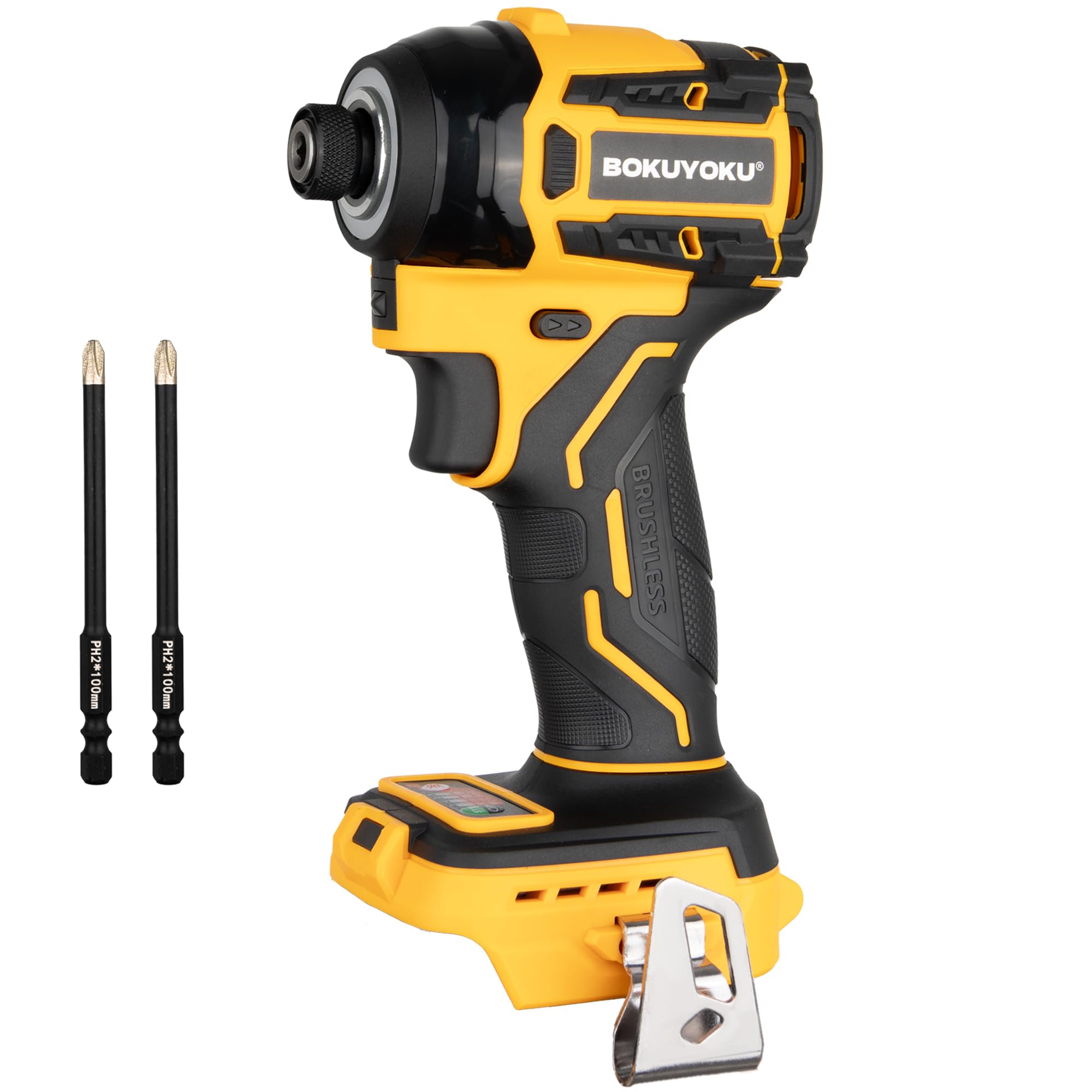 Amazon | Bokuyoku インパクトドライバー 手元ボタン機能 リング型LED