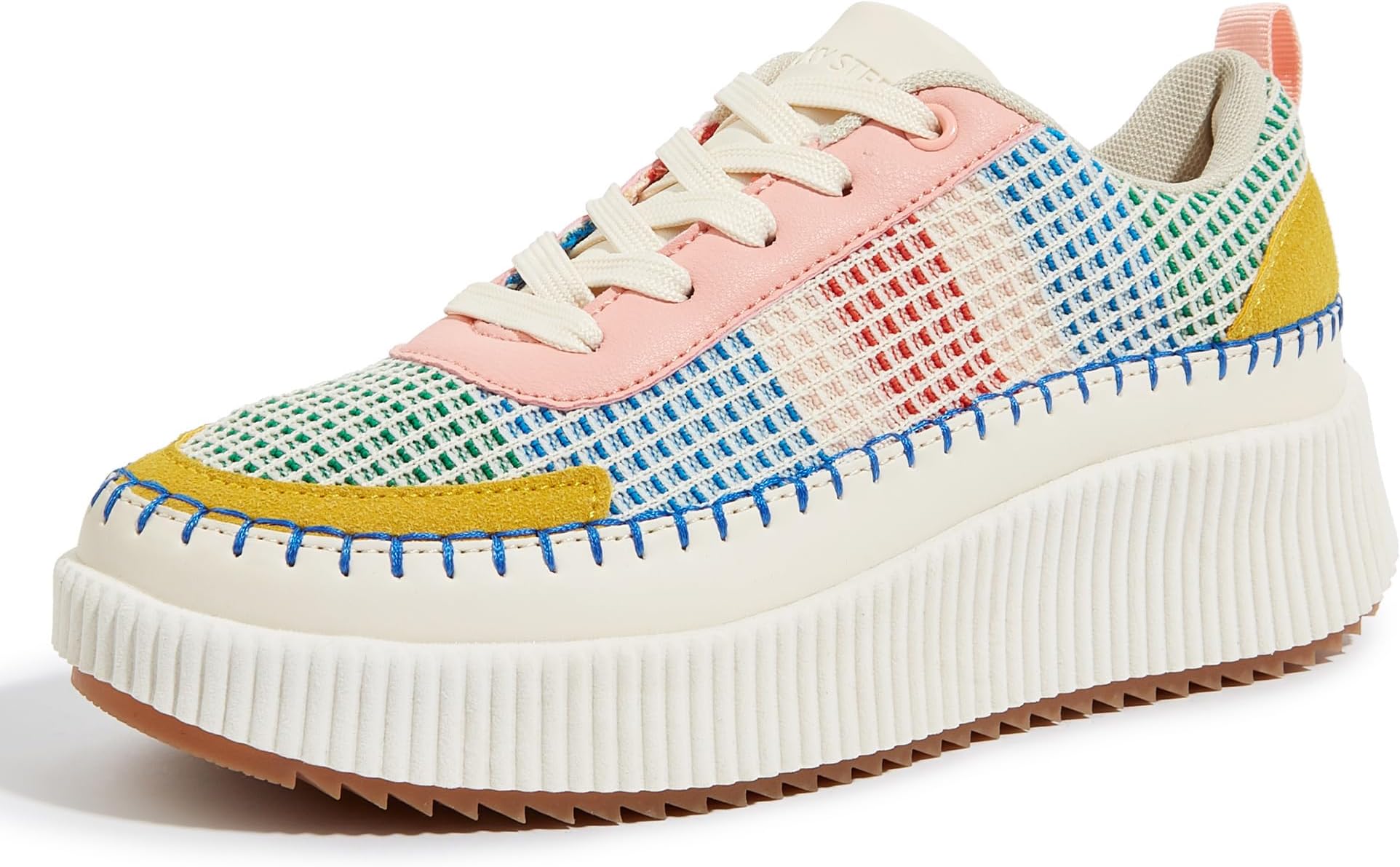 Women's Platform Sneakers Rhinestone Fashion Chunky Casual Sparkly Retro Braided Walking Shoes