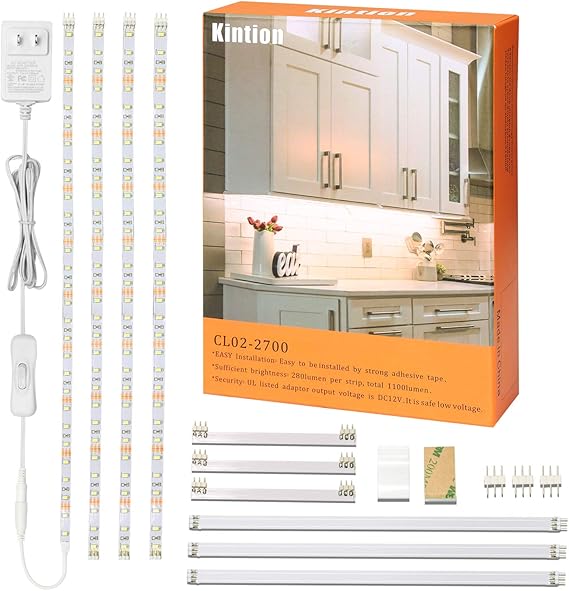 Kintion LED Under Lighting, Flexible Under Counter LED Lights