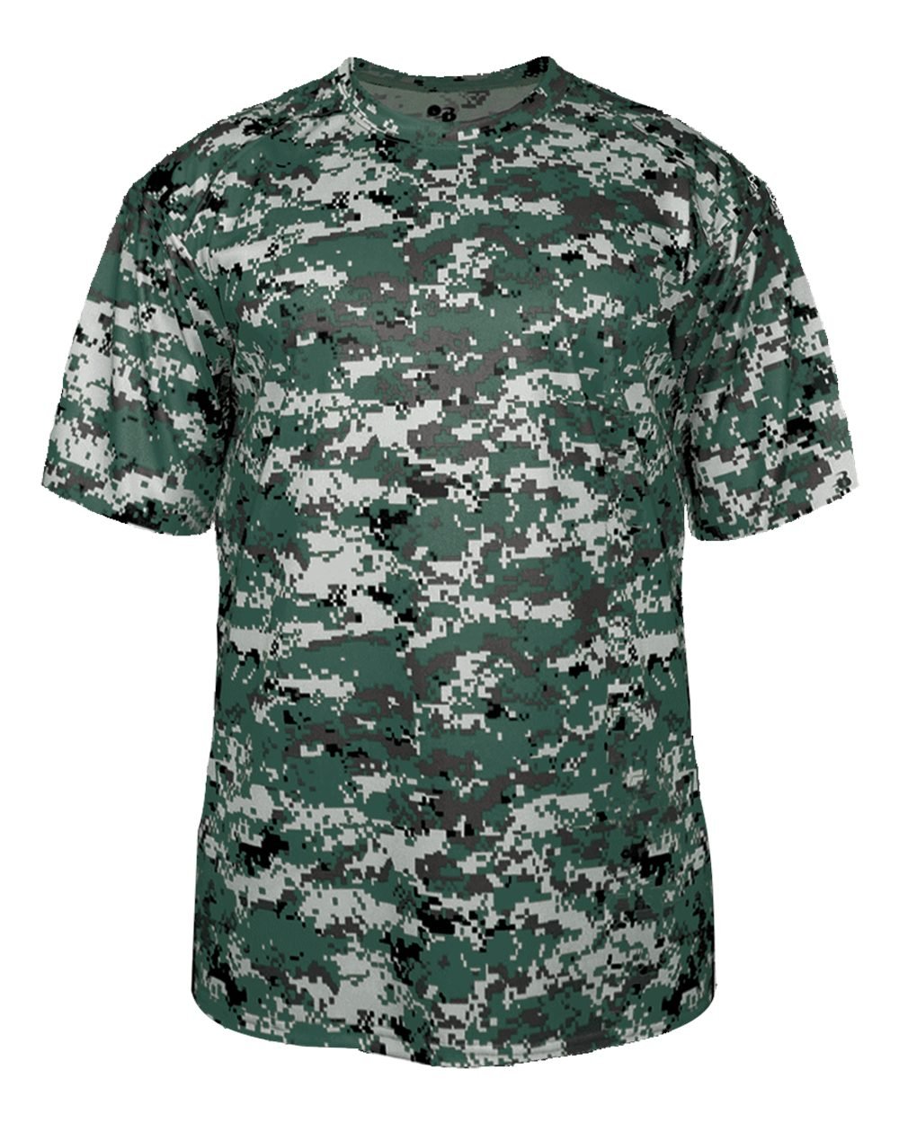 Badger Sport Adult 2XL Forrest Green Digi-Camo Moisture Wicking Jersey Uniform Shirt