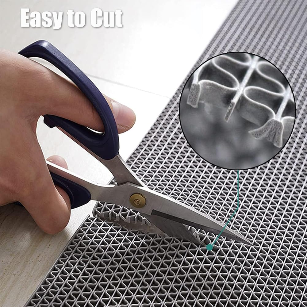 GL Non Slip Drainage Mats PVC Pool Floor Mat 0.23'' Thick Outdoor Indoor Parking Space Mat for Bathroom Garage Basement Backyard Commercial Kitchen (Gray, 3FTX10FT) — Amazon image 7