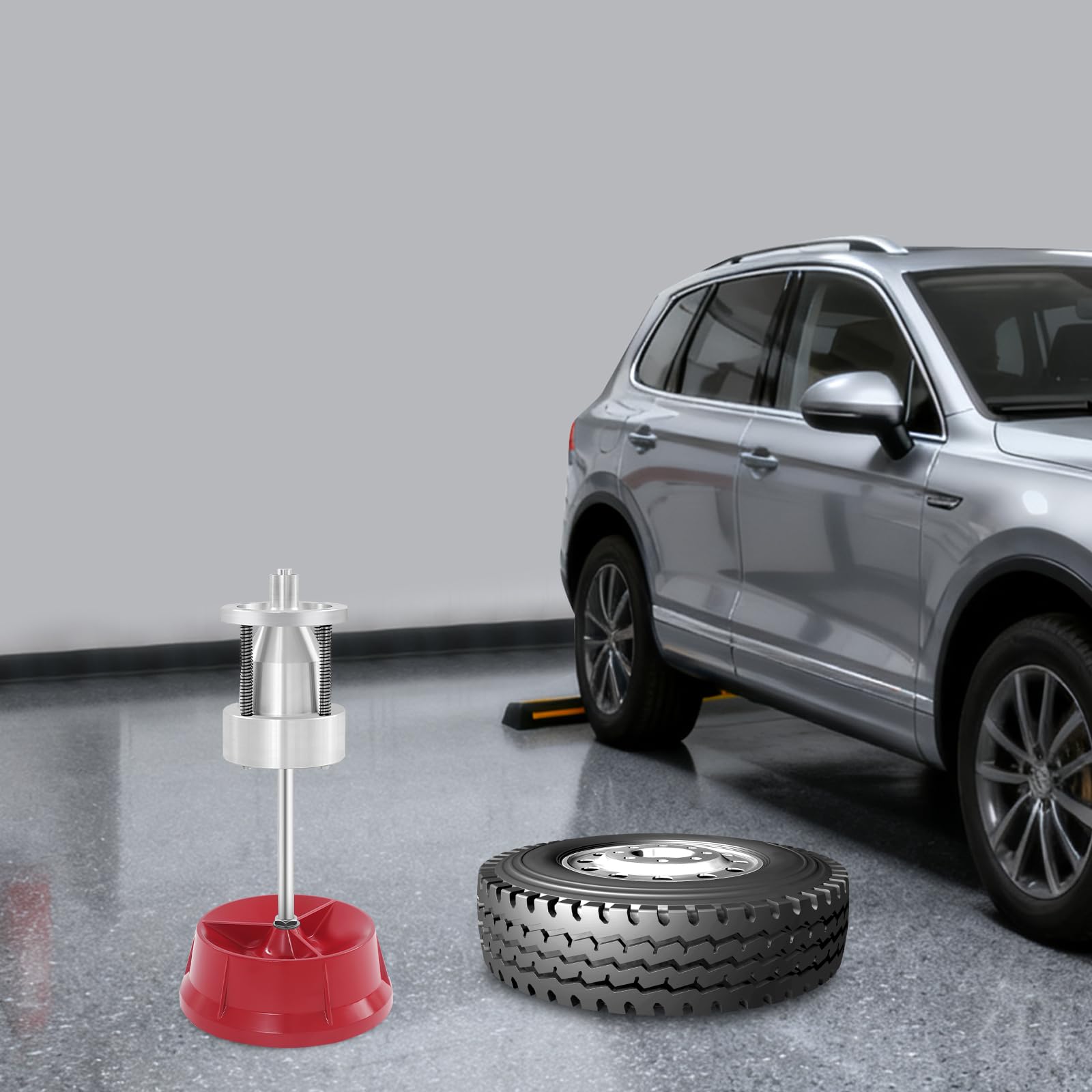Bilanciatore mobile per pneumatici, bilanciatore per pneumatici, adatto per mozzi con un diametro da 1 a 4 pollici, per la maggior parte delle auto e leggeri