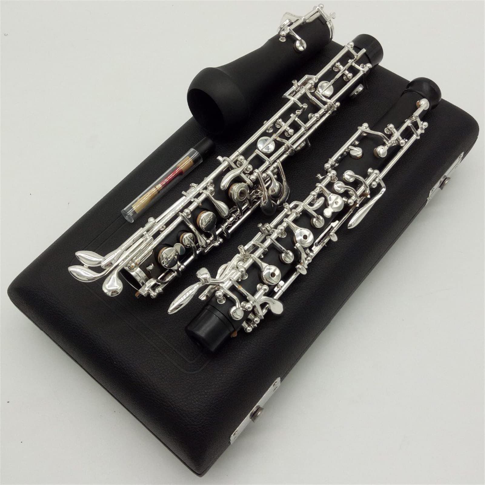 Strumento Oboe Oboe Professional Bakelite Student Oboe C Key Musical Struments con Accessori per Anelli di Custodia Principiante di Oboe