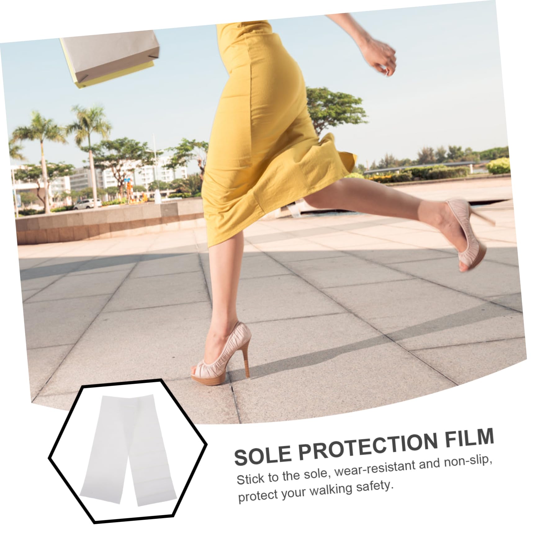 SOIMISS 5rollen Schutzfolie Für High Heels Transparente Sohle Aufkleber Rutschfeste Und Verschleißfeste Sole Pads Selbstklebend Für Besseren Halt Und Längere Lebensdauer Der Schuhe
