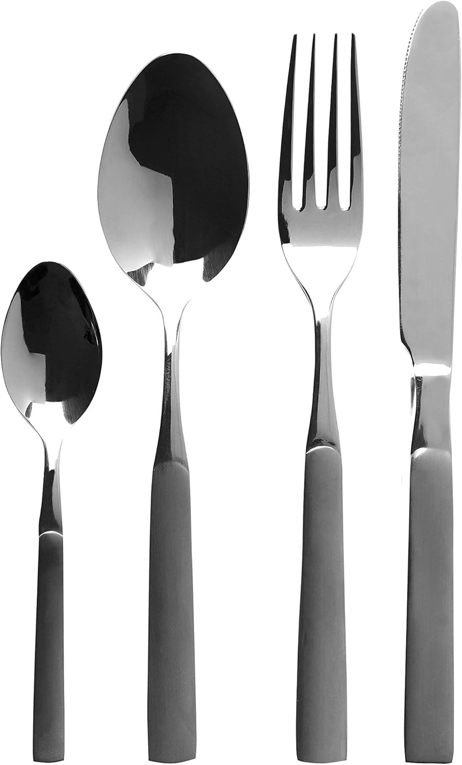 Premier Housewares Jewel Cutlery Set, Stainless Steel, 24-Piece, Silver, 15 x 5 x 25 cm