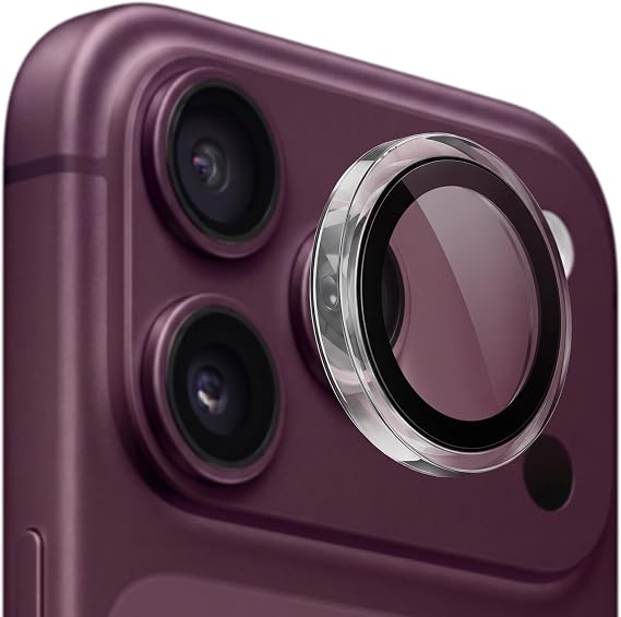 BUFF LABS iPhone 18 Pro Max, iPhone 18 Pro ile Uyumlu Air Fit Şeffaf Kamera Lens Koruyucu