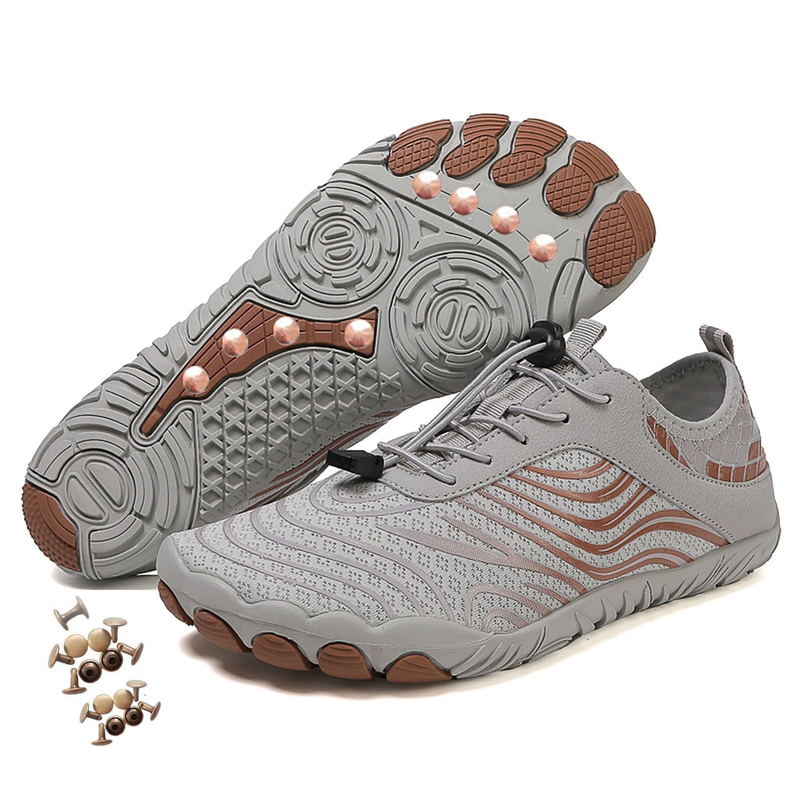 Zureto 2025 Nuevos zapatos de tierra con cobre, zapatos descalzos de cobre para mujeres y hombres