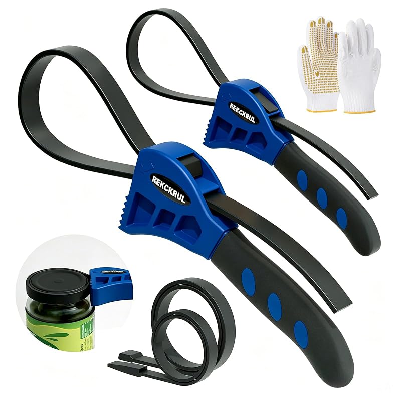 Kit de Chaves de Cinta Ajustáveis para Filtros e Tubos, 10,2 a 15,2 cm, REKCKRUL, 2 peças