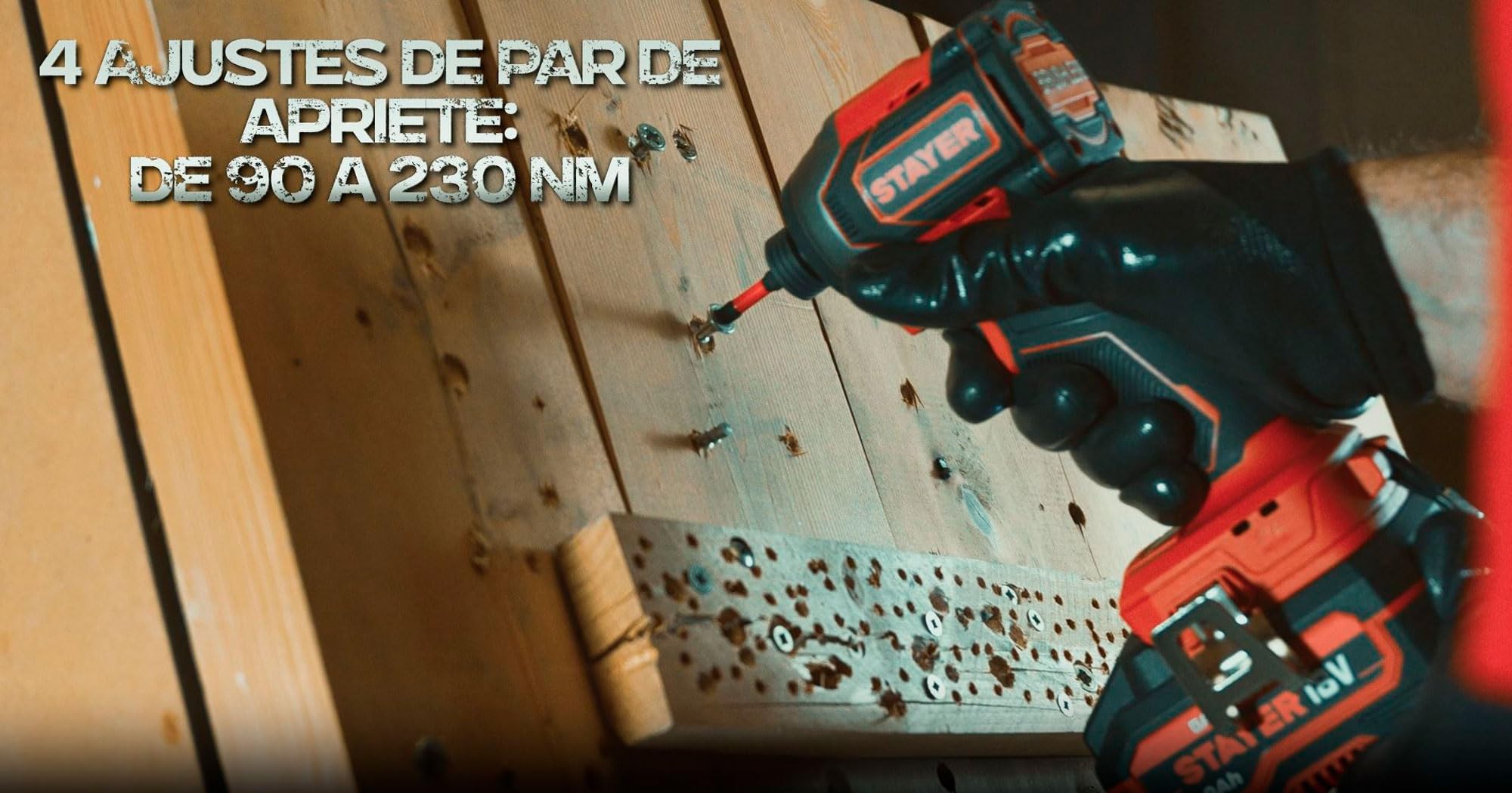 Atornillador de Impacto a batería de 18 V, IS 230 L2014, motor BRUSHLESS, 230 Nm de par de apriete, 9 Modos de trabajo, compatible con la GAMA L20. (Incluye 1 baterías de 4Ah.+ Cargador + Maletín)