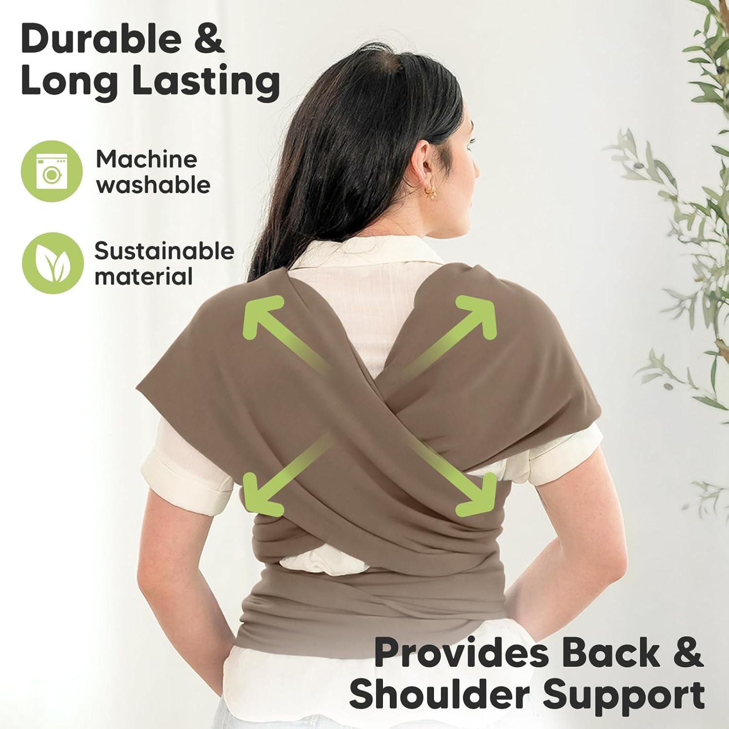 KeaBabies Baby Wrap Carrier and 4-Pack Muslin Swaddle Blankets for Baby Boys, Girls - All in 1 Original Breathable Baby Sling, Baby Blankets for Girl, Boy