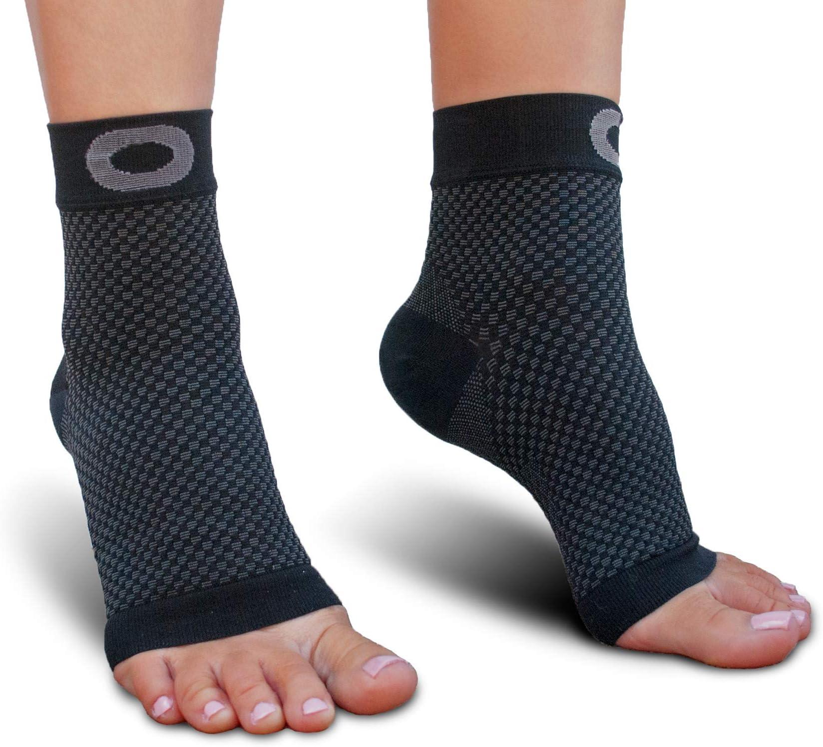 Plantar Fasciitis Socks with Arch Support for Men & Women - Best Ankle Compression Socks for Foot and Heel Pain Relief - Better Than Night Splint Brace, Orthotics, Inserts, Insoles