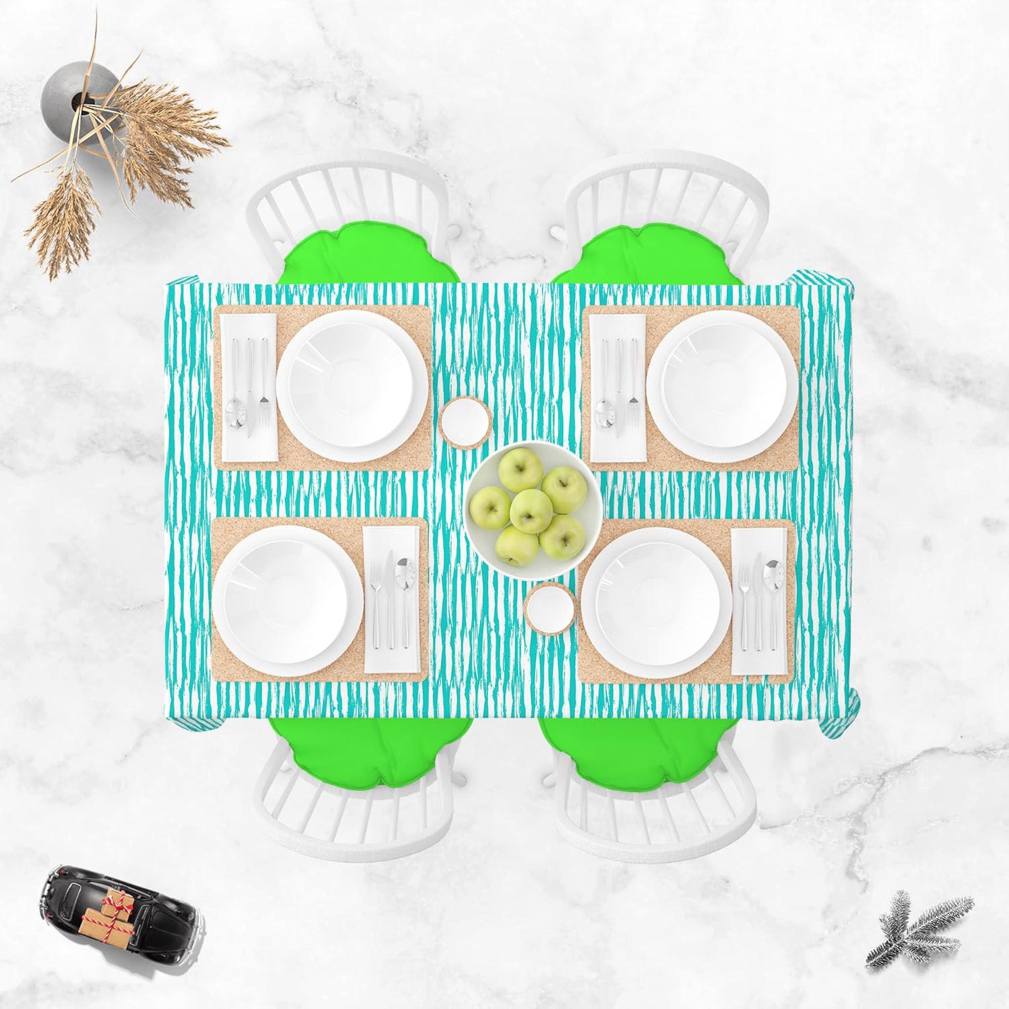 Striped Lines Table Cloth Cover for Dining & Center Table