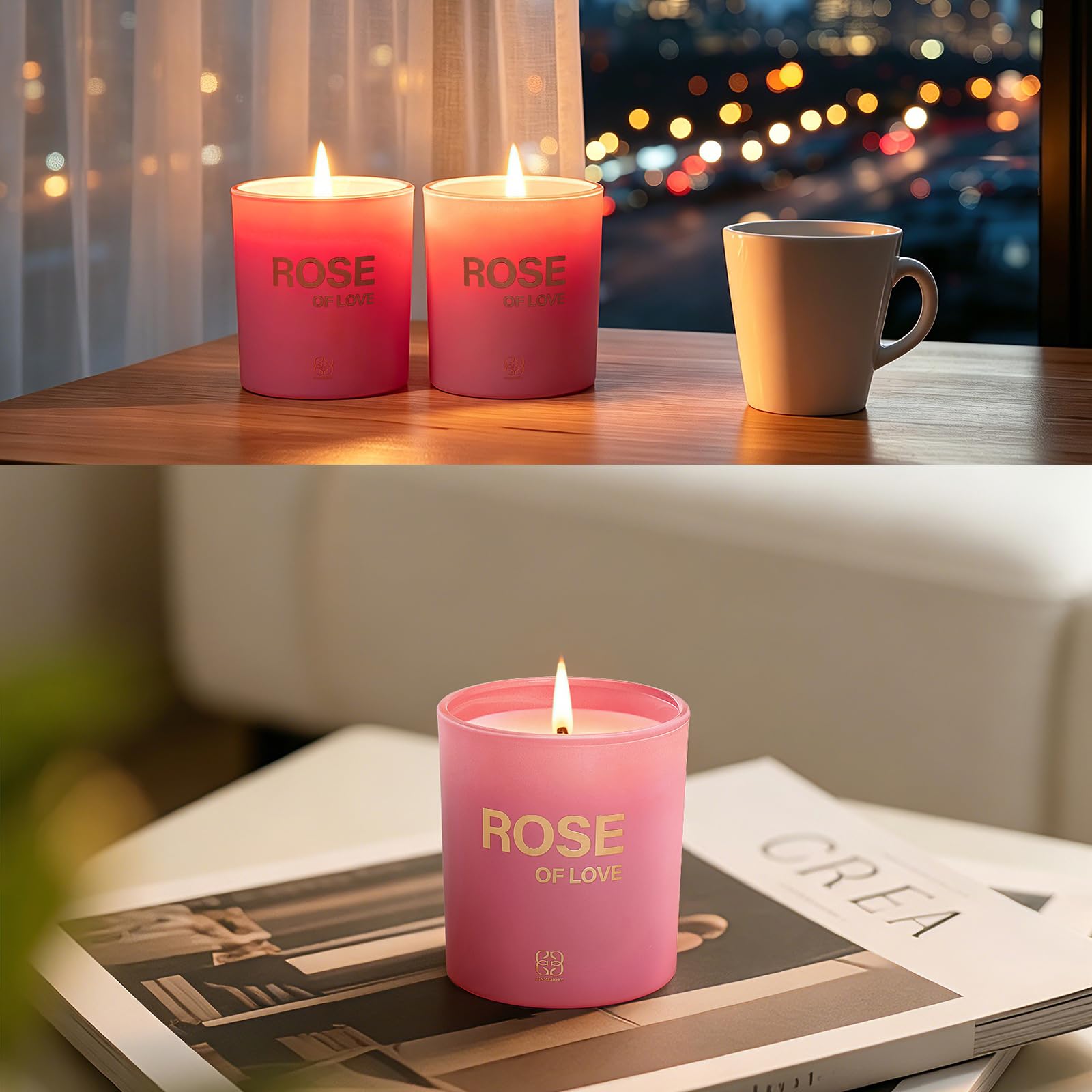 Regalo Mama,Regal-o Cumpleaños Madre,Eres la Mejor Mamá del Mundo,Regalos Originales para Madres, Rosa Vela Aromática,Burn time: 50 hours,230 g/ 8.1 oz conTarjeta, Caja de Rega-lo — view 7