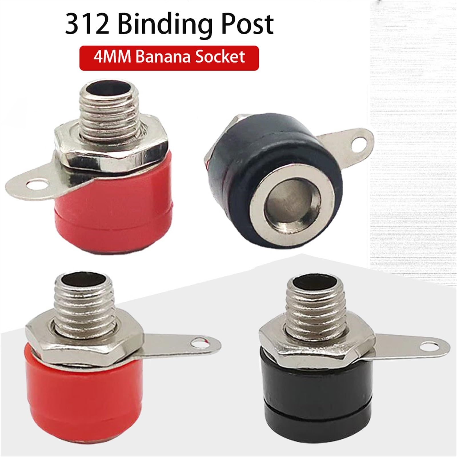 Amazon.com: 4mm Banana Socket 312 Binding Post Banana Crimp