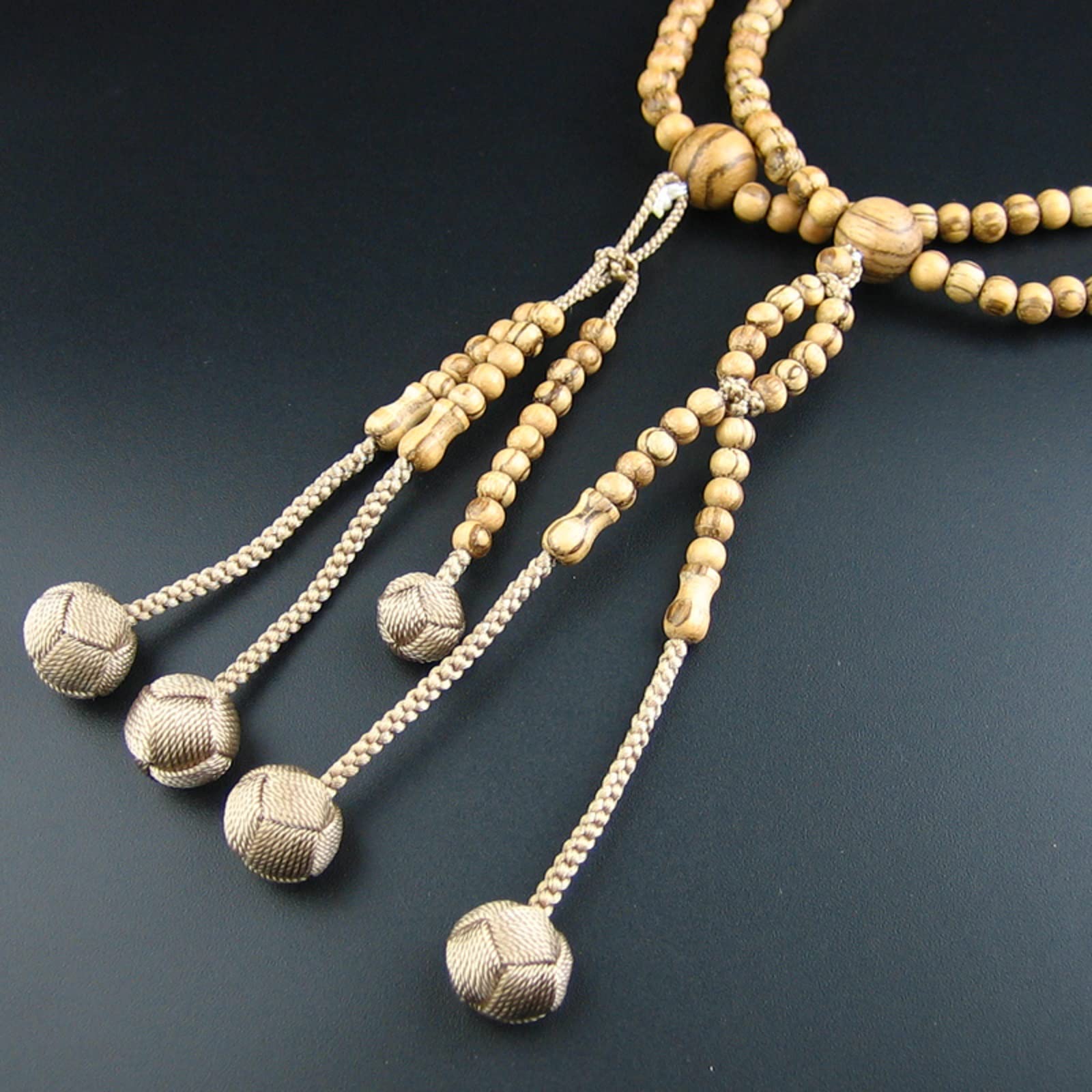 SGI Juzu Miçangas de madeira Nichiren Mala Soka Gakkai Contas de