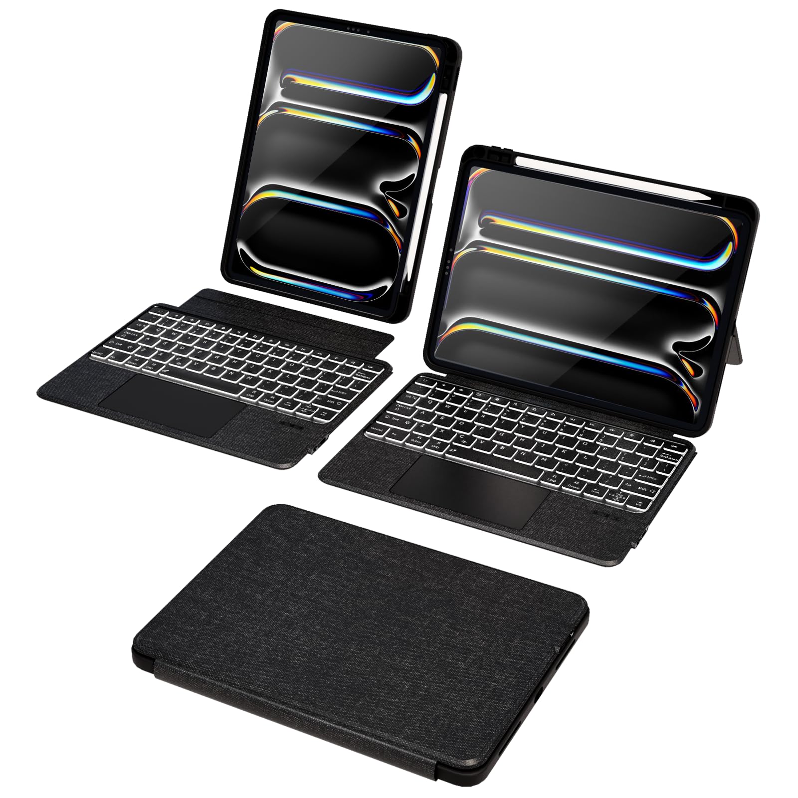 Amazon.com: Doohoeek Keyboard Folio Compatible with New iPad Pro