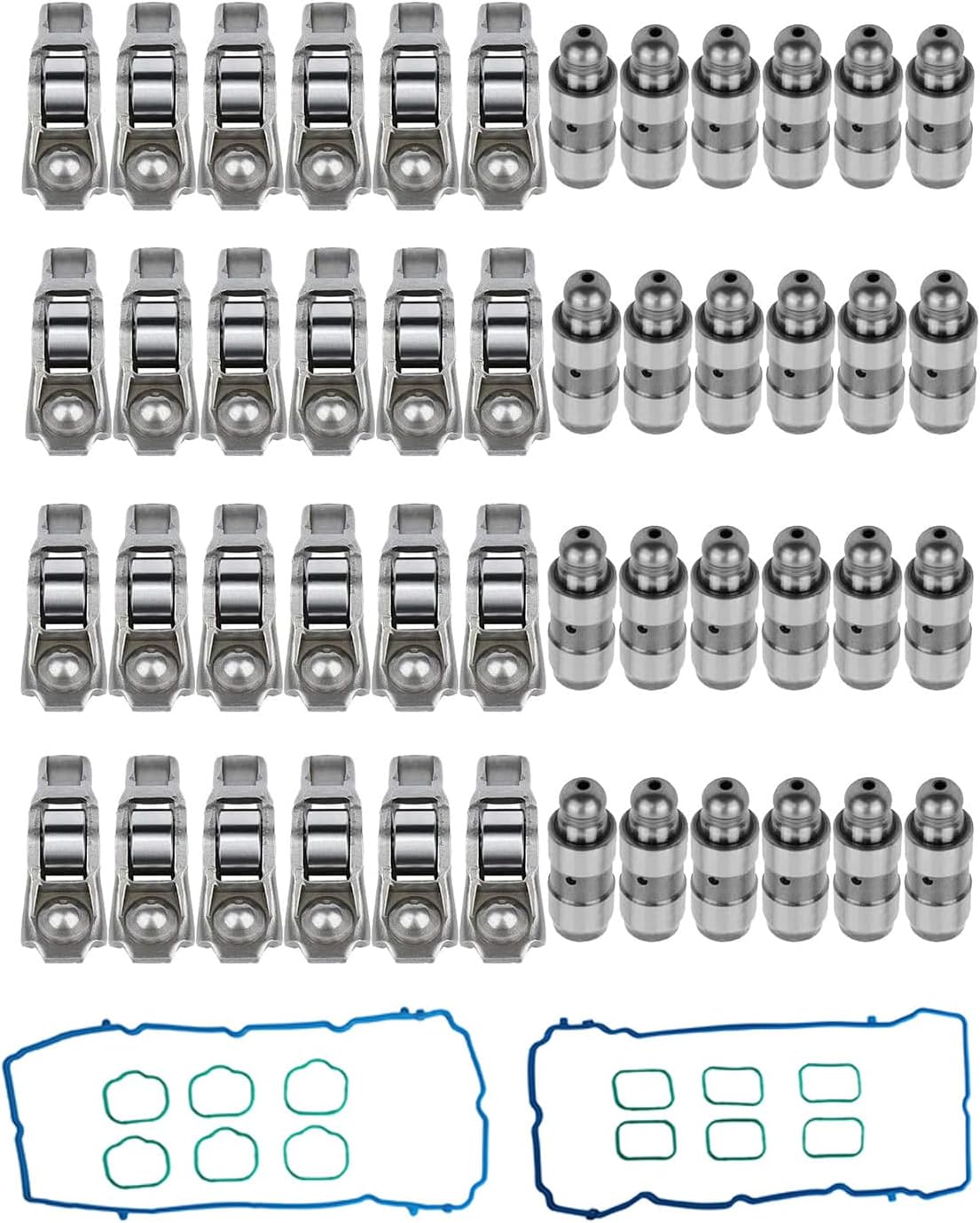 12 Pcs Rocker Arm and Lifter Kit 5184296AH 5184332AA For 2011-2020 Chrysler 200 300,Dodge Ram 1500 Promaster Challenger Charger Journey Avenger,Jeep Grand Cherokee Wrangler