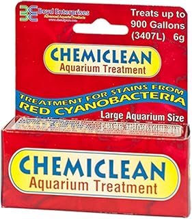 Boyd Chemi-Clean 6g Treats up to 900 Gallons - Effective Chemiclean Cyanobacteria for Marine & Freshwater Aquariums, Safe for Fish, Corals & Invertebrates