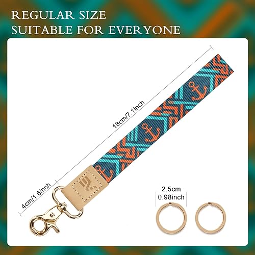 Miniatura 2 de Ecovision - Llavero con correa para llaves, llaveros de pulsera con 2 argollas para llaves para mujer