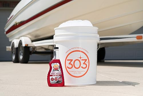 Miniatura 9 de 303 Products Marine Boat Wash con protector UV, para una limpieza profunda, brillo sin manchas, protección UV de 30 días, elimina la sal, la