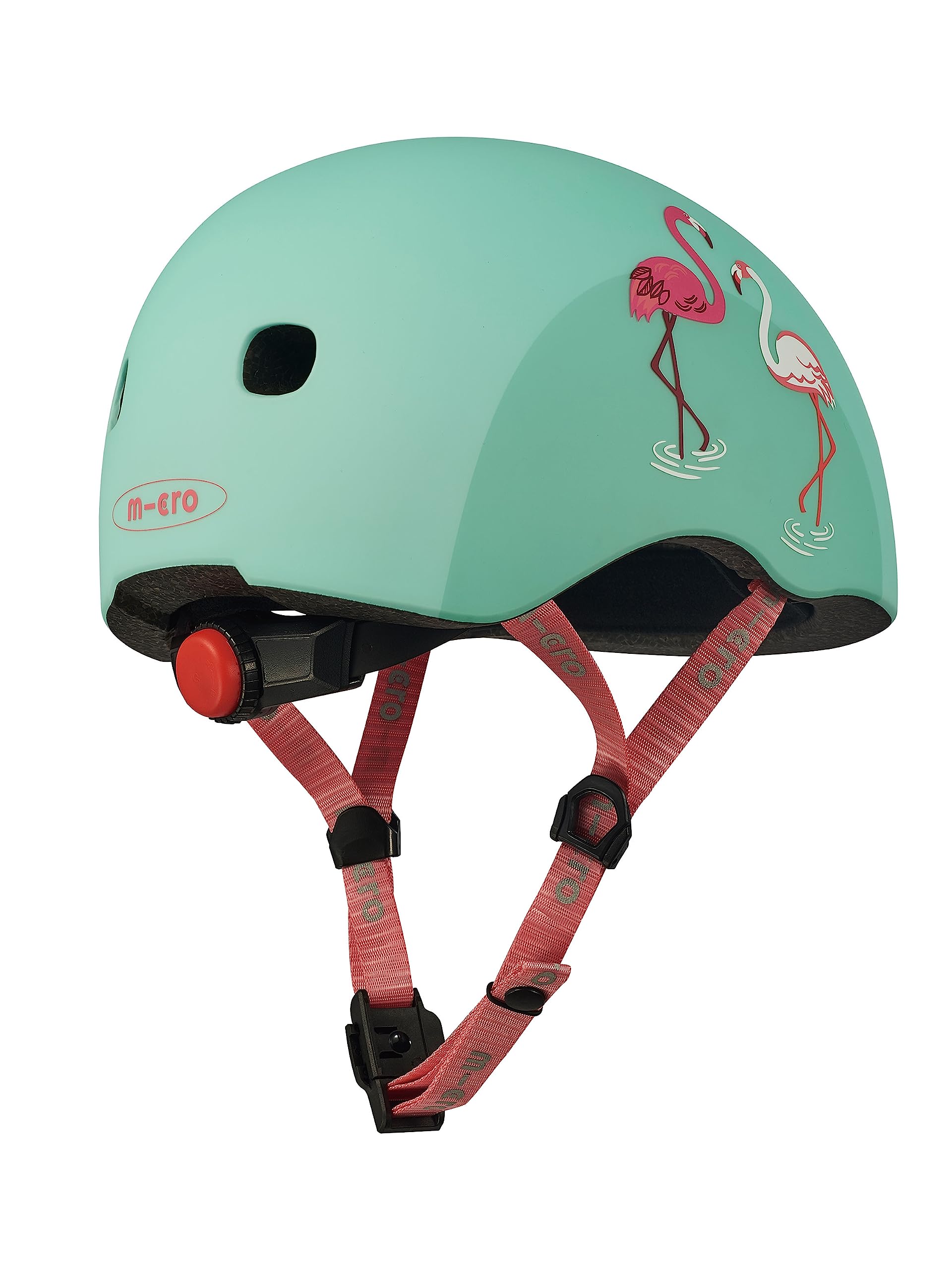Micro® | Casco per Bambini per Monopattino o Bicicletta | Luce Posteriore di Sicurezza a 3 Posizioni | Ultralight 250 Grammi | Chiusura Magnetica | Bambini e Ragazze