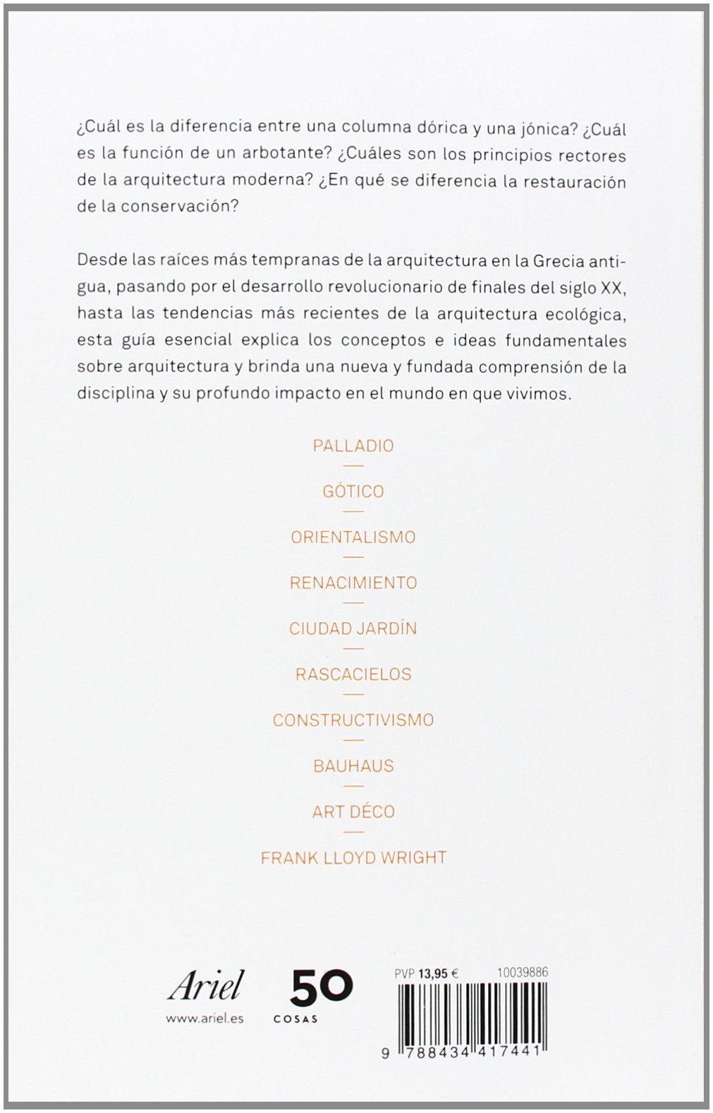 50 cosas que hay que saber sobre arquitectura