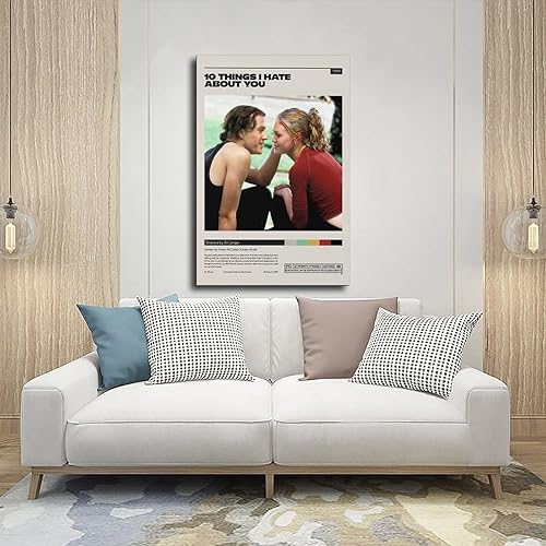 Miniatura 5 de Póster artístico de 10 Things I Hate About You de la película arte de pared pinturas para sala de estar dormitorio estilo sin marco 12 x 18 pulgadas