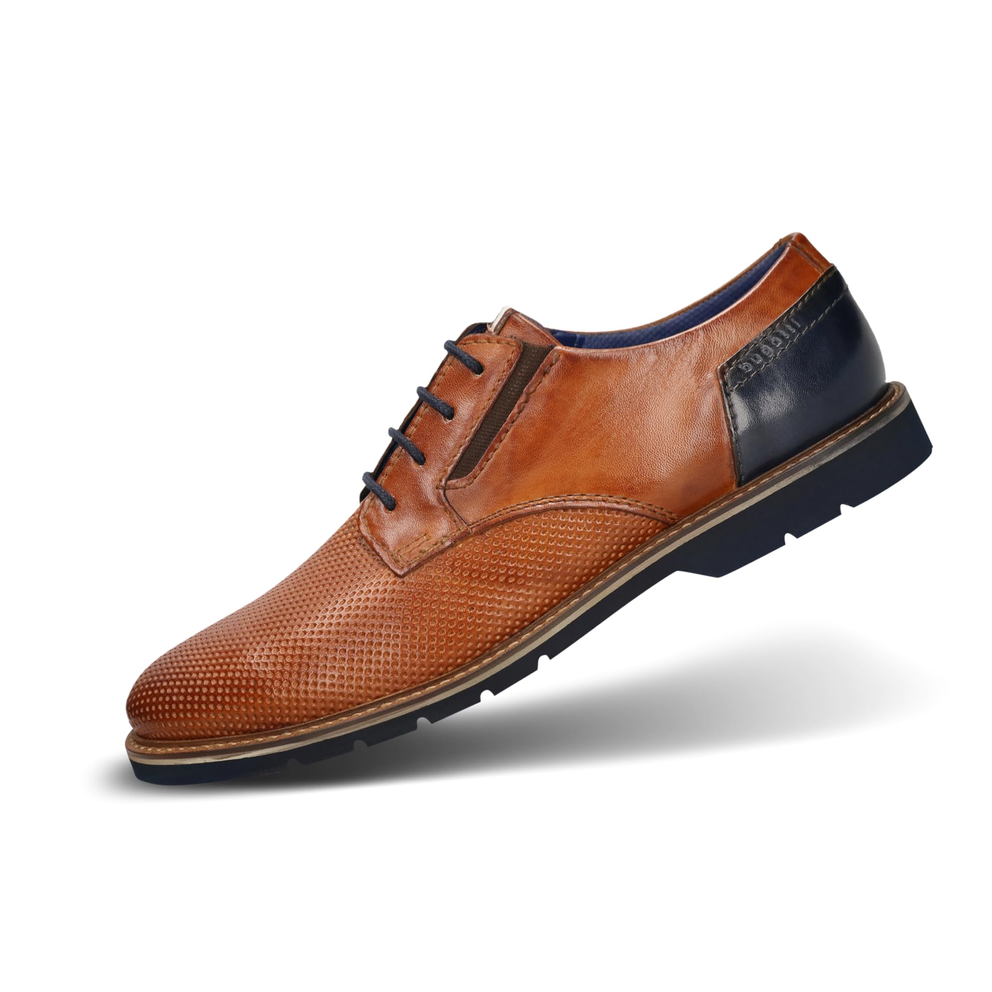 bugatti - Men's Lace-Up 311-ARZ02, Cognac, 44