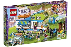 LEGO Friends Mia's Camper Van - Camping Adventures Fun Toy Set for Kids (488 Pieces)