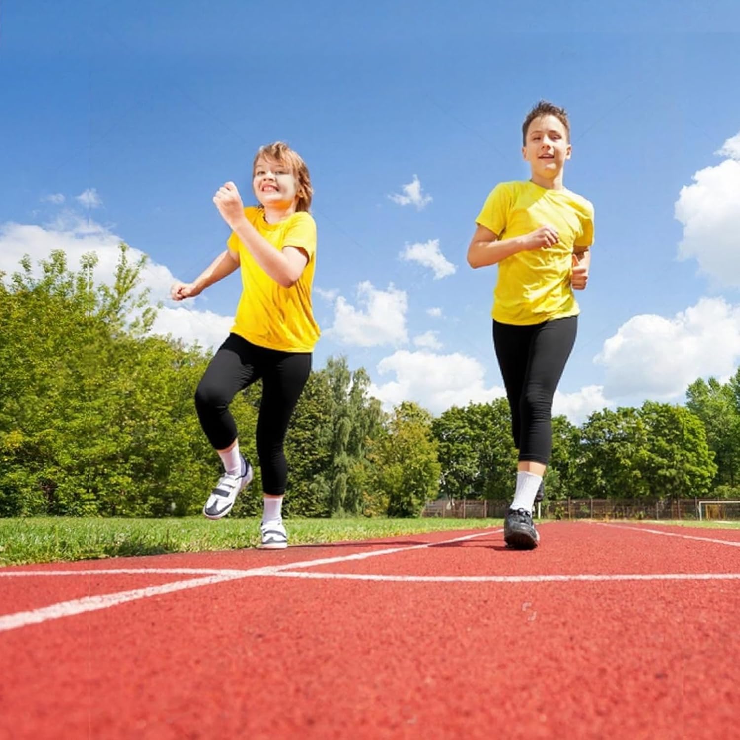 Blcculi 3 Pack Boys Compression Leggings,3/4 Youth Sports Leggings,Quick Dry Base Layer Athletic Tights for Running,Football - Image 3