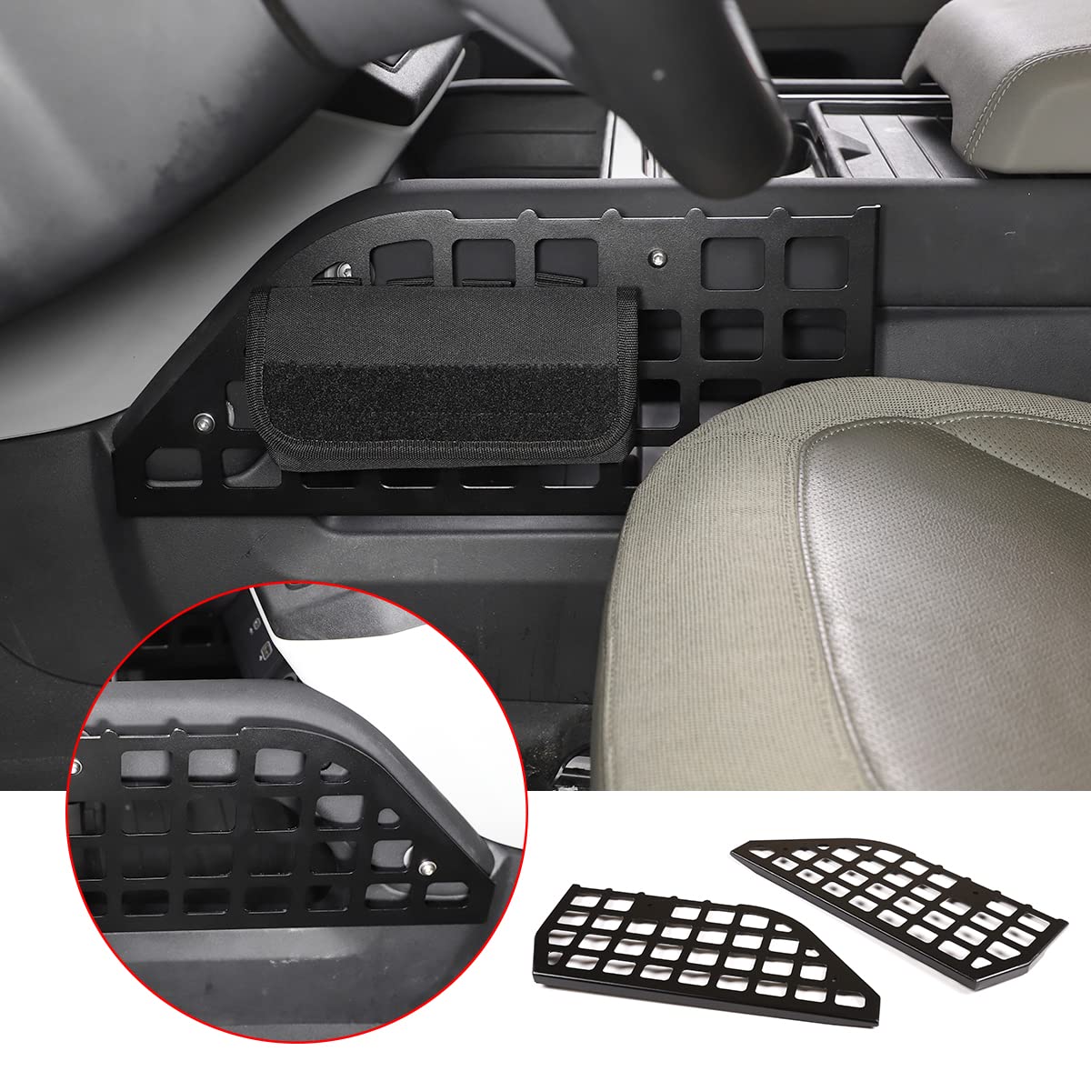YIWANG Aluminum Car Central Control Side Organizer for Land Rover Defender 90 110 2020-2022 Console 