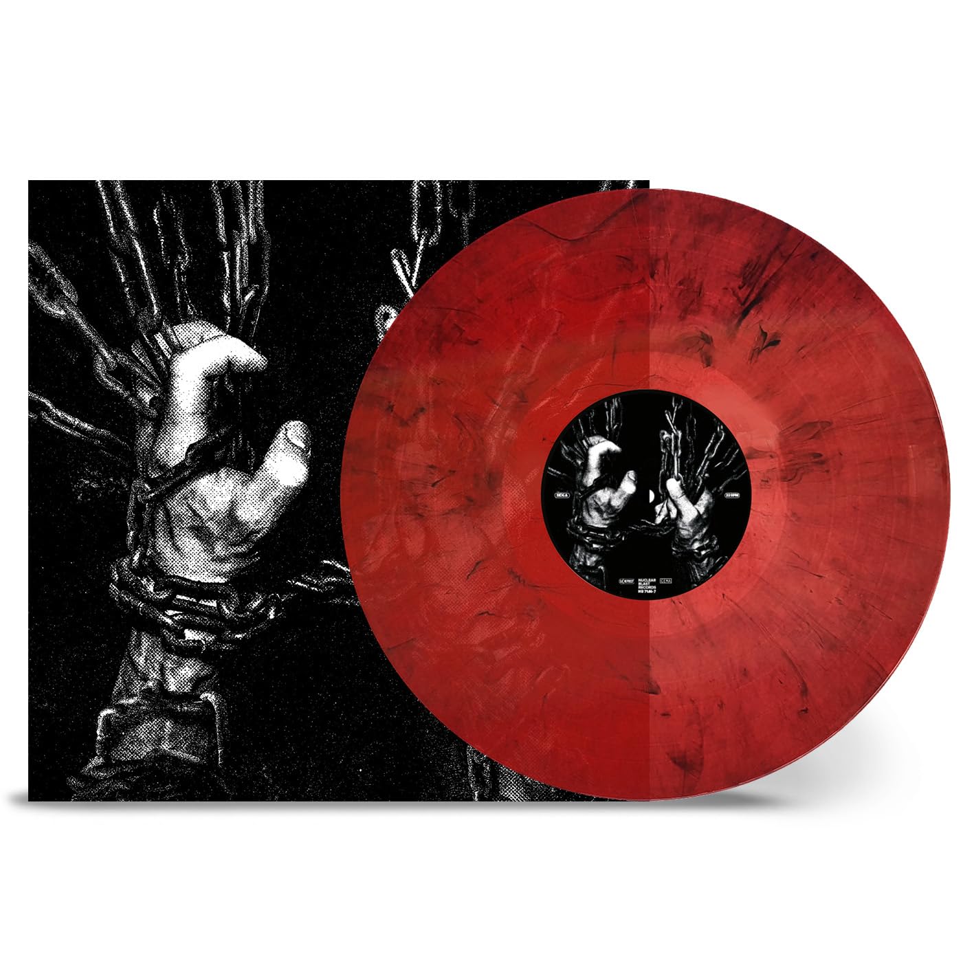 Within The Viscera (transparent red with black marble) [VINYL]