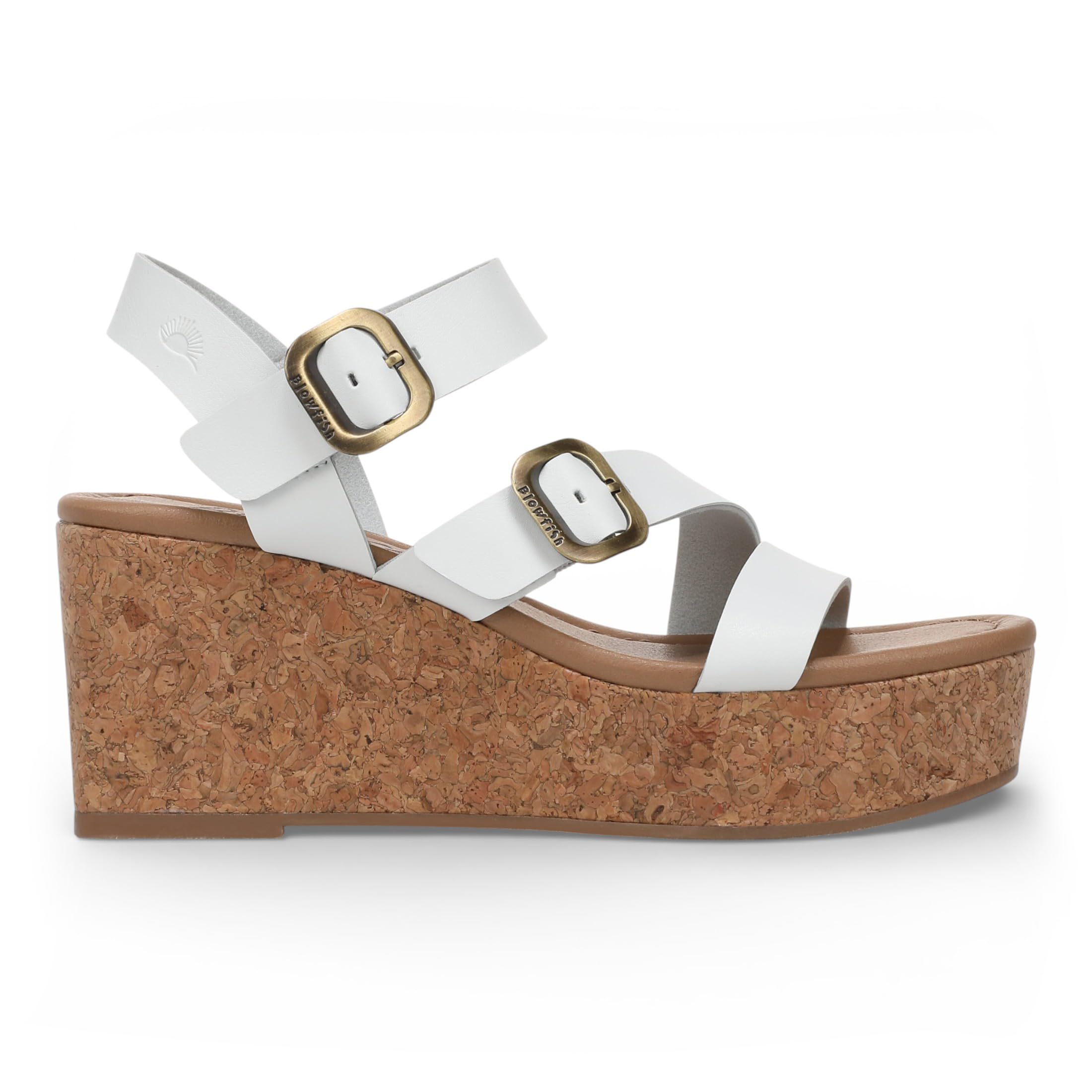 Infinity Leather Sandalias de Cuña con Tira Trasera y Tacón de Esparto Para Mujer Ali, Estilo Alpargata de Verano