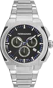 Amazon.com: Ferragamo Mens Ferragamo Supreme Chrono Stainless