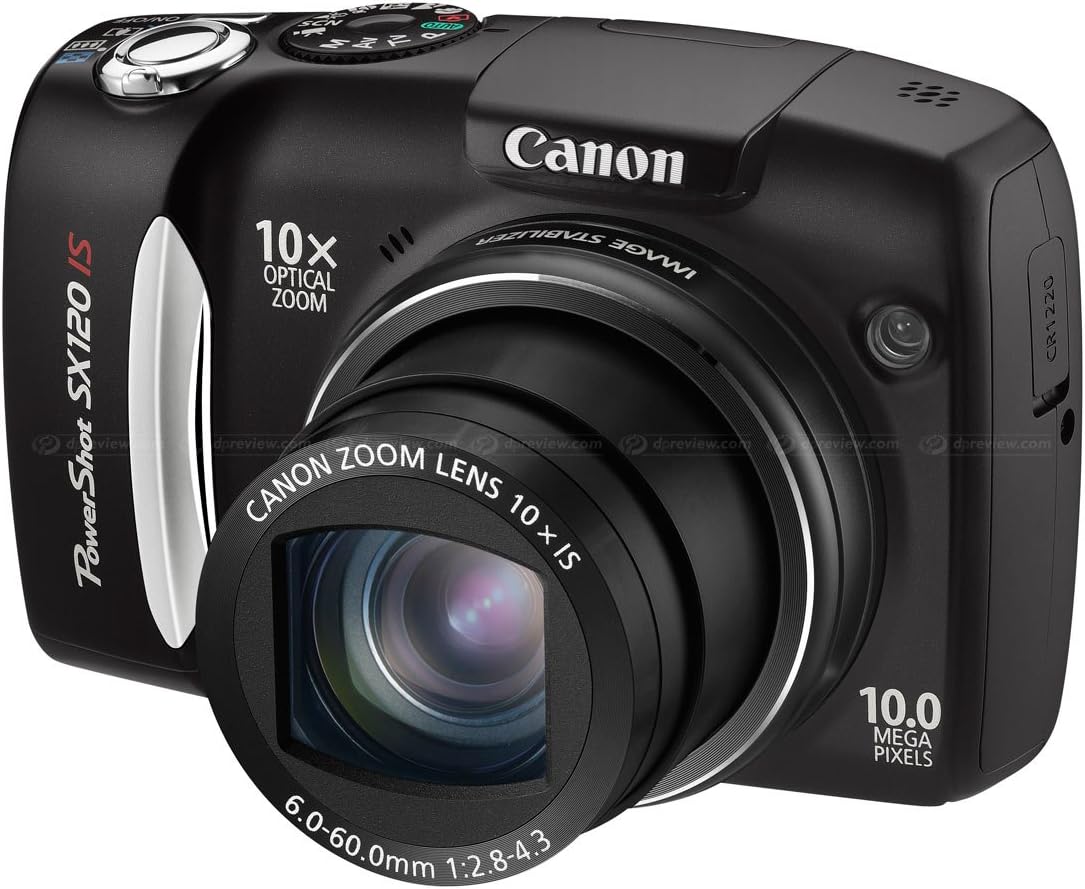 Amazon.com : Canon PowerShot SX120IS 10MP Digital Camera with 10x ...