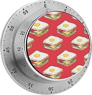 Breakfast Sandwich Kitchen Timers for Cooking 60 Minute Mechanical Clock Management Timer for Work Exercise Training