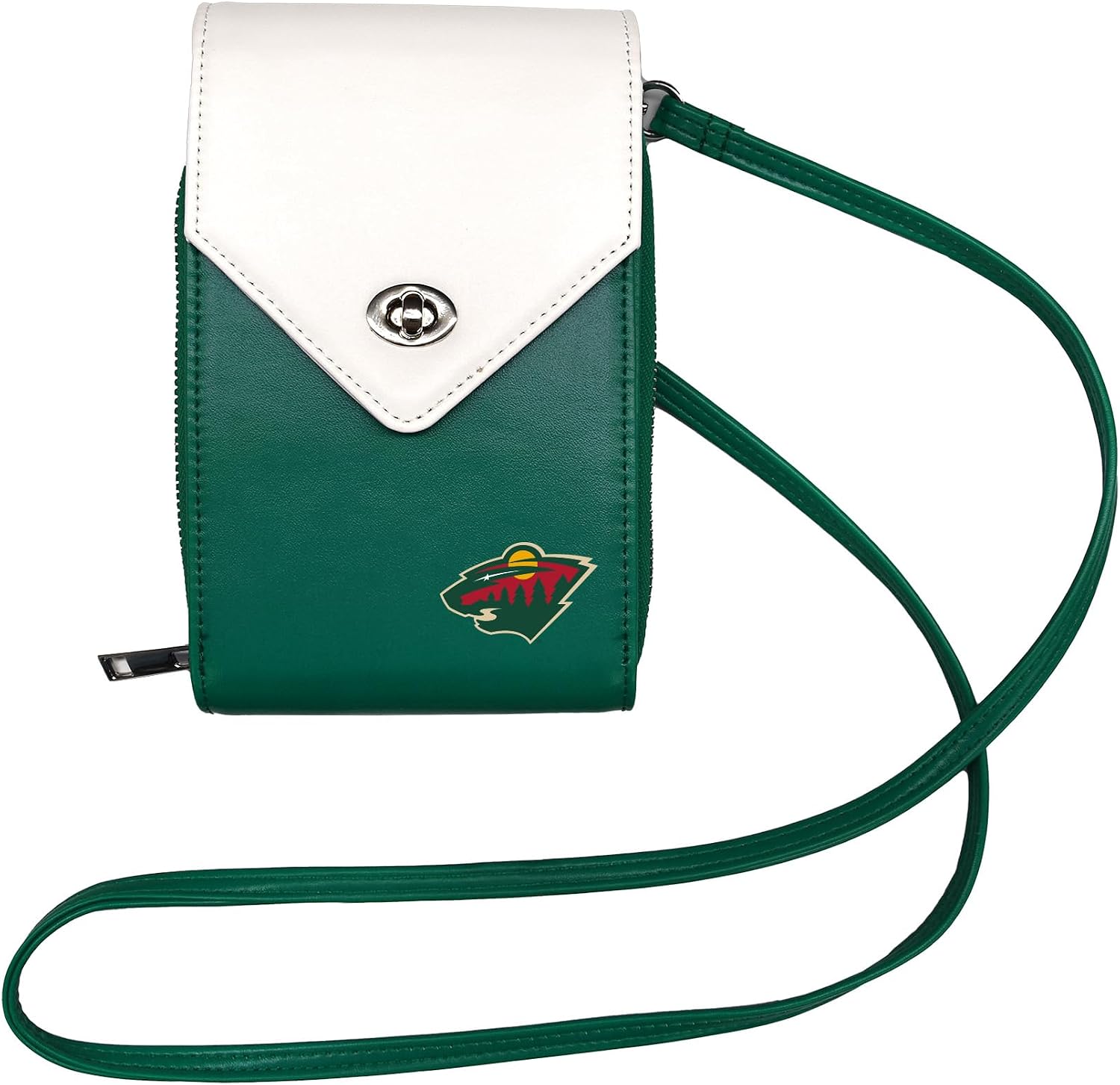 Little Earth 500140-WILD: Minnesota Wild Home Field Purse
