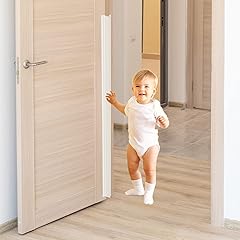 Finger Pinch Door Guard. Transparent. Protector for Kids, Baby Child. Safety Door Stopper. Shield for 110 Degree Doors. Both Sides 2 Pieces Set. (Rental Apartment Type 11in)