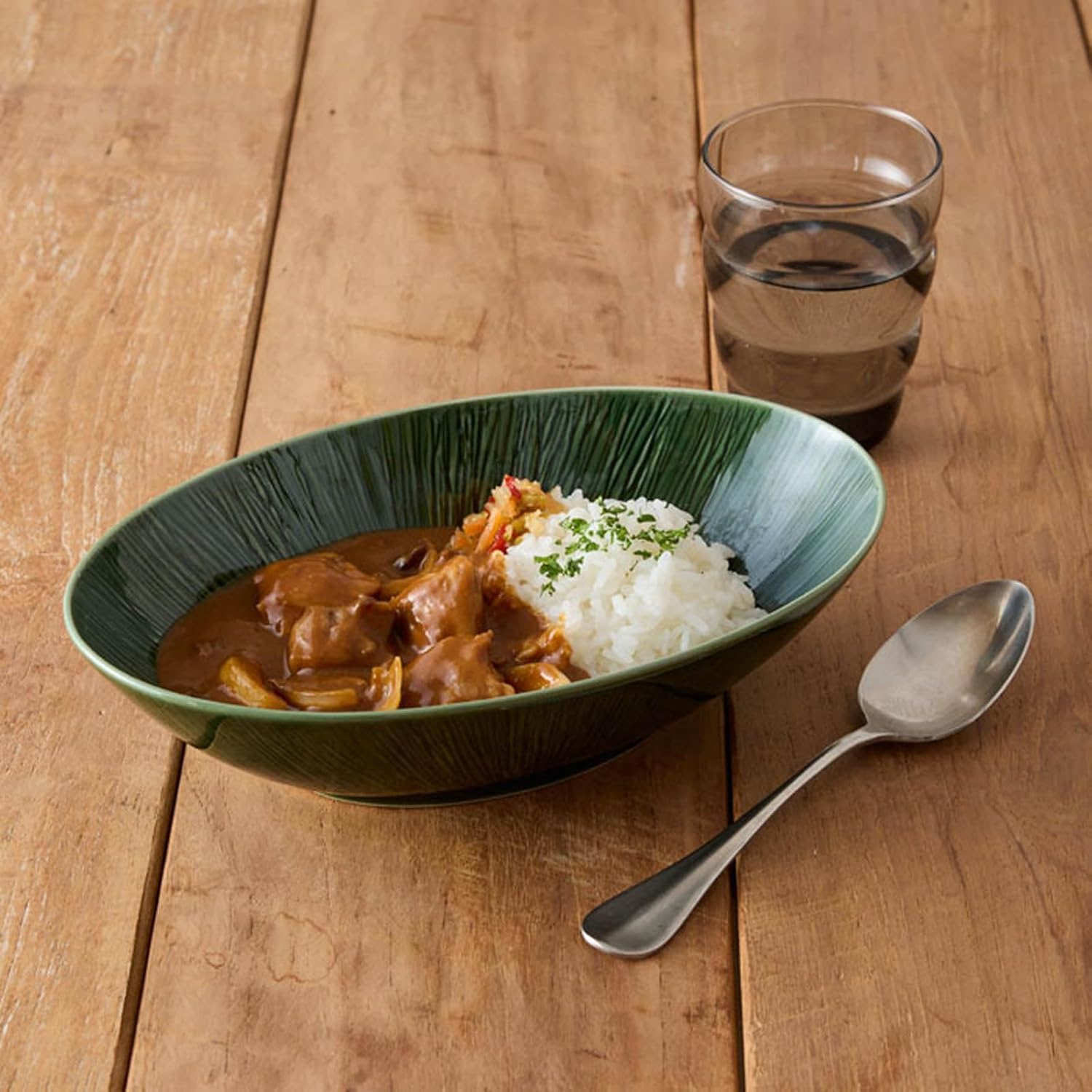 Amazon｜美濃焼 miyama 深山 皿 カレー皿 楕円 オーバル皿 直径約25cm