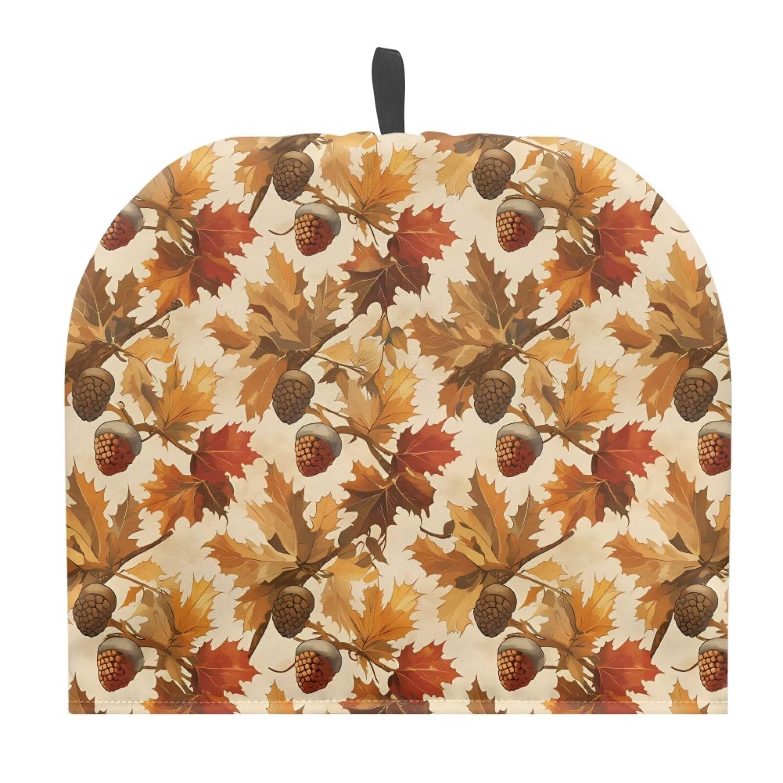 Psesaysky Maple Leaf Insulated Teapot Cozy Decorative Large Teapot Cover Lightweight Extra Thick Tea Pot Cover with Top Handle