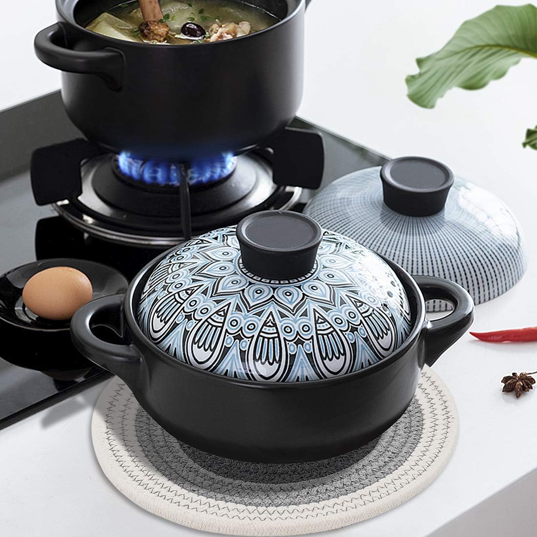 Exсluѕіvе Dіѕсоunt 90% Prісе FOYO 12 Inch Round Placemats Heat-Resistant, Non-Slip Washable Table Mats for Dinner Table, Cotton Braided Placemats, Set of 4