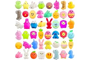 48 Pcs Easter Mochi Squishy Toys