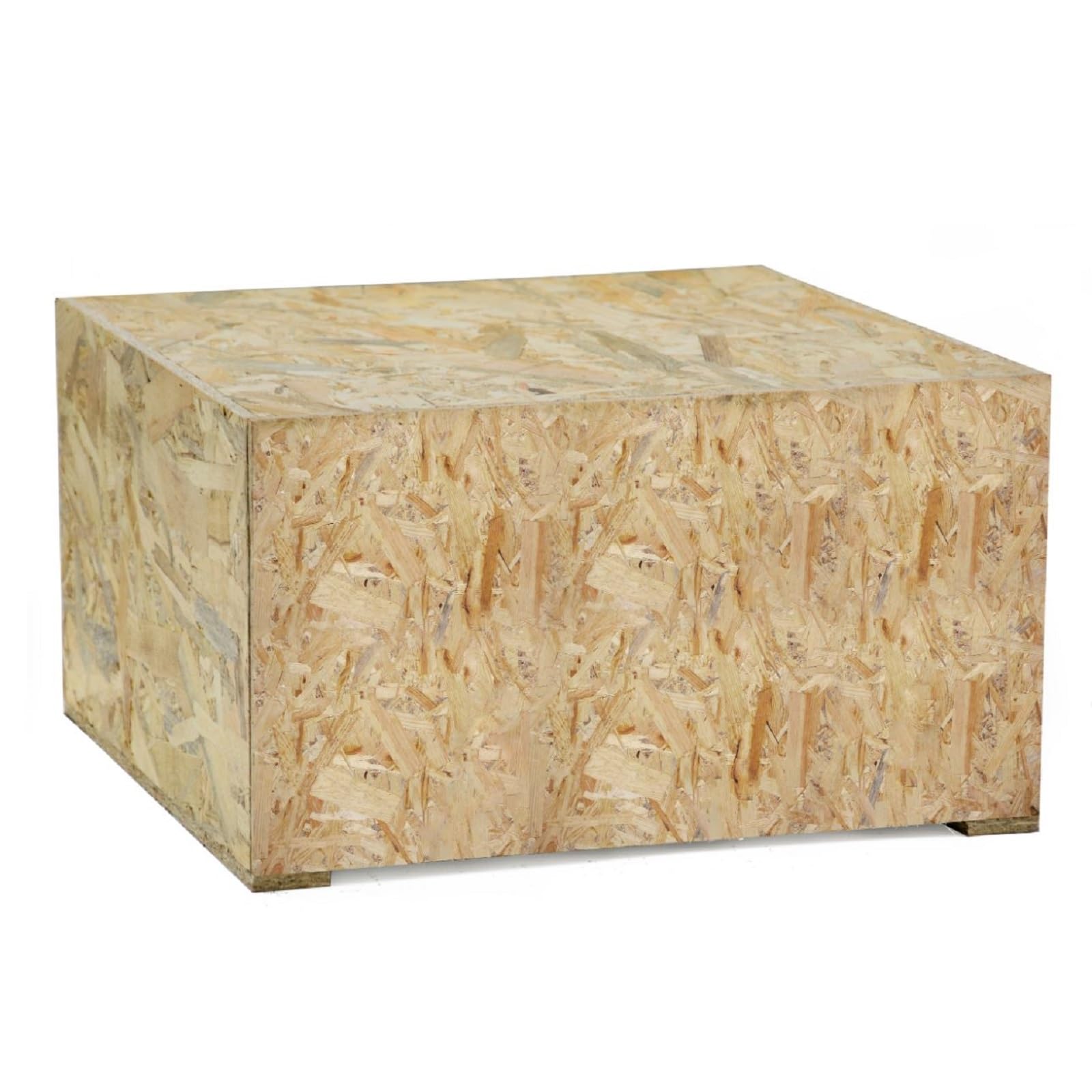 QLS Katzenhaus aus Styropor mit OSB Verkleidung 43 x 41 cm Natur